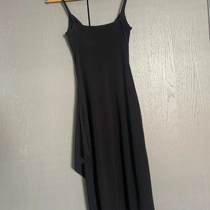 Black Form-fitting Dress